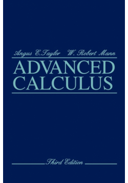 Advanced Calculus