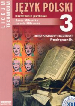 Język polski 3 Podręcznik Kształcenie językowe