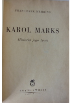 Karol Marks, historia jego życia, 1950 r.