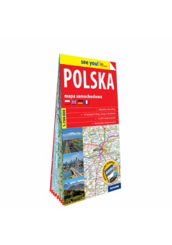 Polska papierowa mapa samochodowa 1:700 000