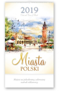 Kalendarz 2019 Reklamowy Miasta Polski RW8