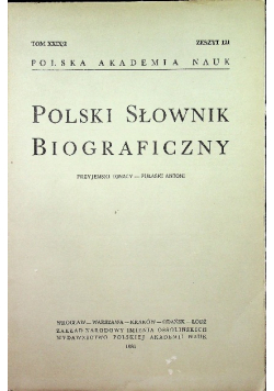 Polski słownik biograficzny Tom XXIX / 2 Zeszyt 121