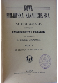 Miesięcznik poświęcony kaznodziejstwu Polskiemu, tom X,  1919r