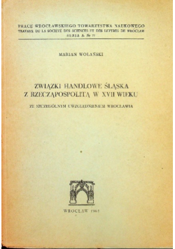 Związki handlowe śląska z rzecząpospolitą