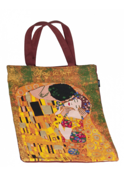 Torba na zakupy Gustav Klimt - The Kiss bawełna, 40 x 34 cm