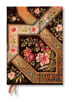 Kalendarz książkowy midi 2019 12M Filigree Floral