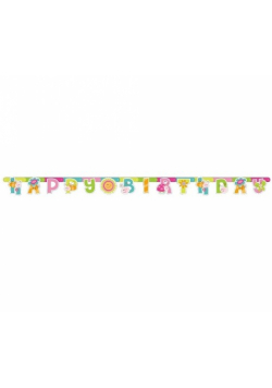 Girlanda Wiosna - Happy Birthday