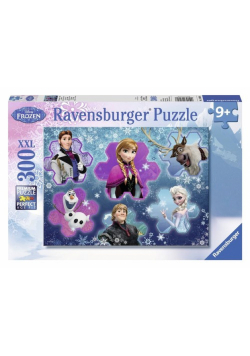 Puzzle XXL Kraina lodu kolaż 300