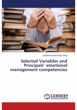Selected Variables and Principals' emotional management competencies
