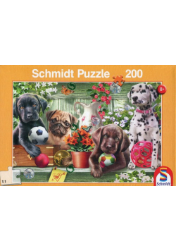 Puzzle Schmidt 200 Figlarne szczeniaki