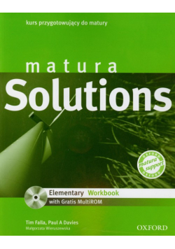 Davies Paul - Matura Solutions Elementary Workbook z płytą CD