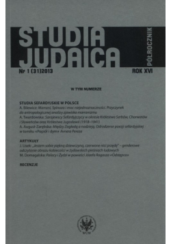 Studia Judaica 1/2013