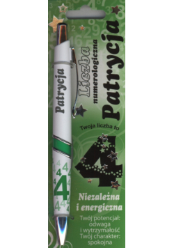 Długopis Numerologiczny - Patrycja 4