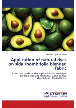 Application of natural dyes on sida rhombifolia blended fabric