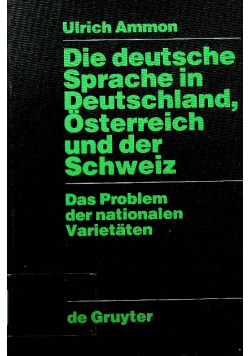 Die deutsche Sprache in Deutschland