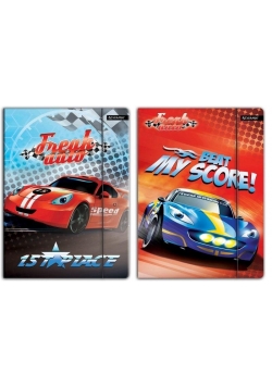 Teczka z gumką A4 Freak Auto mix wzorów