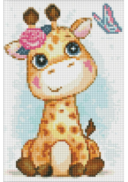 Diamentowa mozaika - Pierwszy znajomy 20x30cm