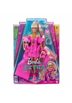 Barbie Extra Fancy Lalka Różowy Strój