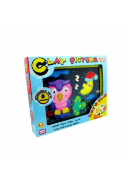 Plastelina Clay picture sowa