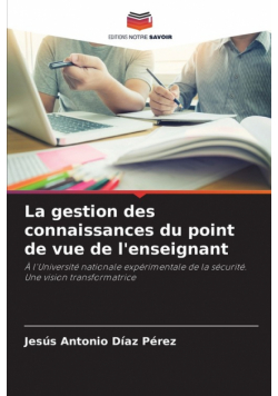 La gestion des connaissances du point de vue de l'enseignant