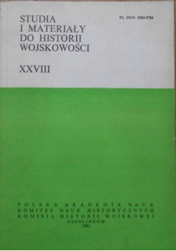 Studia I Materiały Do Historii Wojskowości XXXVIII