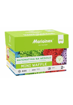 Klocki konstrukcyjne Wafle mini edu Matematyka na wesoło 444 elementów