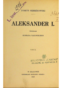 Aleksander I 1913r.