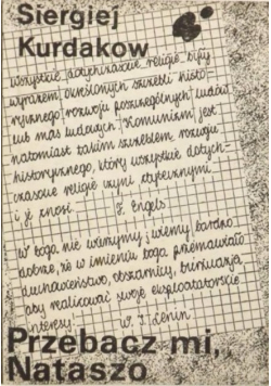 Przebacz mi Nataszo