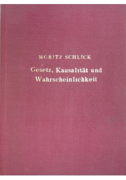 Gesetz, Kausalitat und Wahrscheinlichkeit, 1948r.