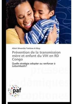 Prévention de la transmission mère et enfant du vih en rd congo