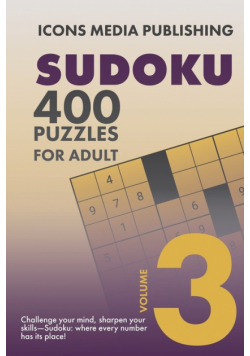 400 Very Hard Level Sudoku Puzzles Volume 3