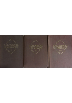 Kalendarz chemiczny , tom I - II