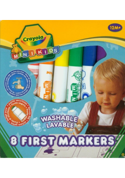 Flamastry Crayola zmywalne Mini Kids 8 sztuk
