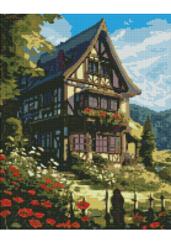 Diamentowa mozaika - Baśń w górach 40x50cm
