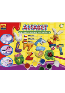 Alfabet Gipsowe magnesy na lodówkę