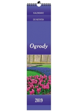 Kalendarz 2019 13 Plansz paskowy - Ogrody EV-CORP