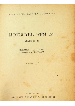 Motocykl WFM 125