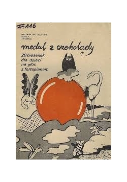 Medal z czekolady 20 pioenek dla dzieci na głos z fortepianem