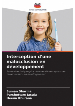 Interception d'une malocclusion en développement