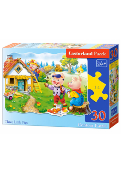 Puzzle konturowe Three Little Pigs 30