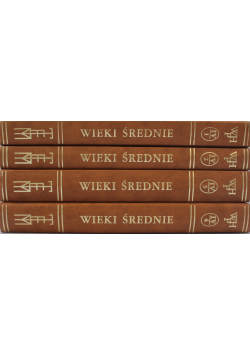 Wielka Historja Powszechna Tom IV  Wieki Średnie Część 1 do 4 Reprint z 1938 r.
