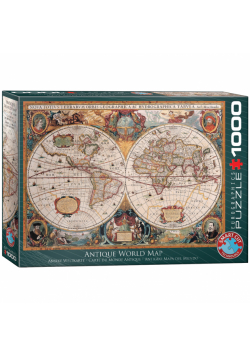 Puzzle 1000 Orbis Geographica World Map 6000-1997