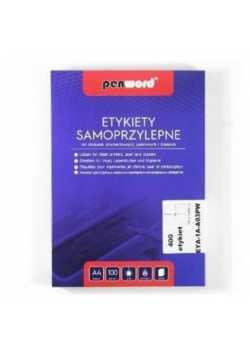 Etykiety samoprzylepne A4/100K 2x210x148mm