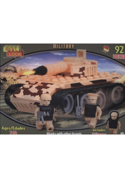 Klocki Best Lock Military Czołg 92 elementy