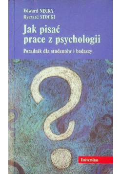 Jak pisać prace z psychologii