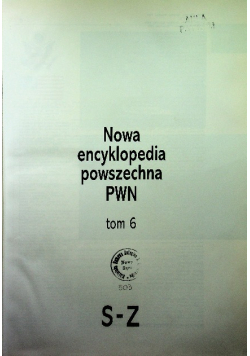 Nowa encyklopedia powszechna PWN tom 6