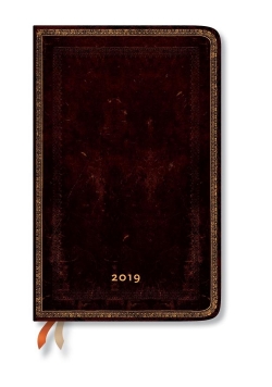 Kalendarz książkowy maxi 2019 12M Black Moroccan