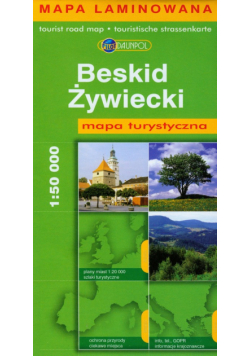 Beskid Żywiecki Mapa turystyczna 1: 50 000