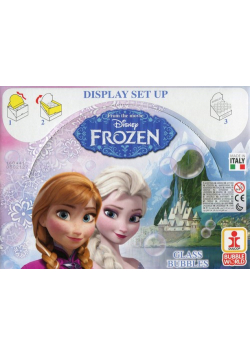 Bańki mydlane Glass Frozen 12 sztuk