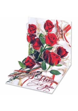 Kartki 3D Roses